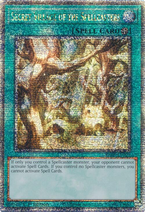 Secret Village of the Spellcasters (Quarter Century Secret Rare) [RA03-EN209] Quarter Century Secret Rare | Clutch Gaming