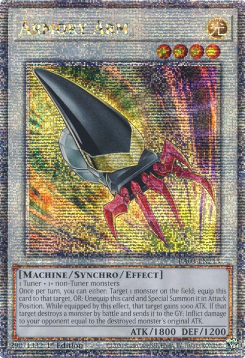 Armory Arm (Quarter Century Secret Rare) [RA03-EN213] Quarter Century Secret Rare | Clutch Gaming