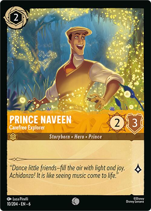 Prince Naveen - Carefree Explorer (10/204) [Azurite Sea] | Clutch Gaming