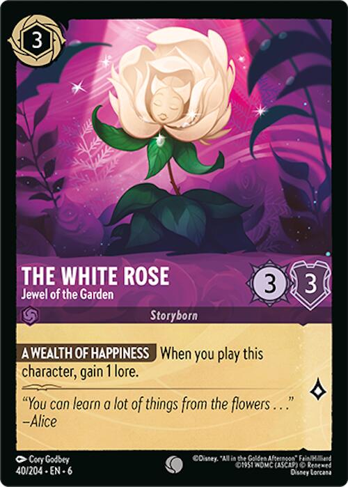 The White Rose - Jewel of the Garden (40/204) [Azurite Sea] | Clutch Gaming