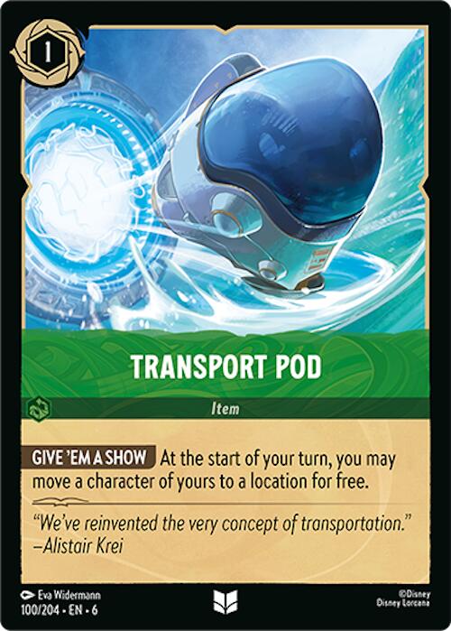 Transport Pod (100/204) [Azurite Sea] | Clutch Gaming