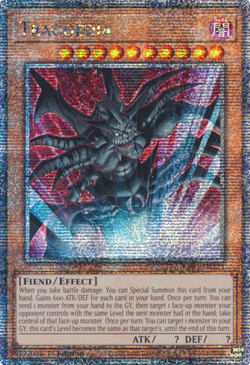 Tragoedia (Quarter Century Secret Rare) [RA03-EN223] Quarter Century Secret Rare | Clutch Gaming