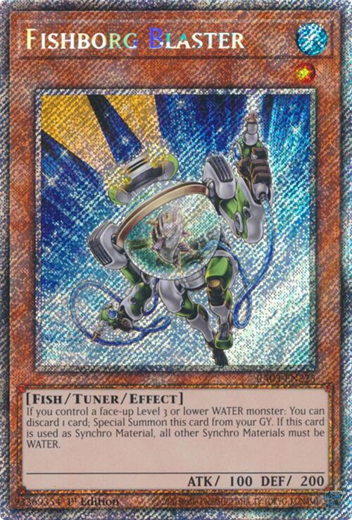 Fishborg Blaster (Platinum Secret Rare) [RA03-EN225] Platinum Secret Rare | Clutch Gaming