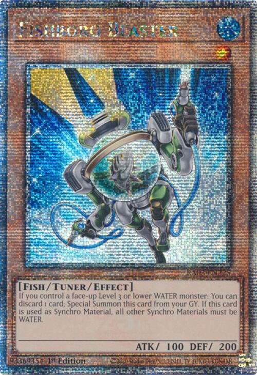 Fishborg Blaster (Quarter Century Secret Rare) [RA03-EN225] Quarter Century Secret Rare | Clutch Gaming