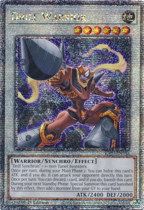 Drill Warrior (Quarter Century Secret Rare) [RA03-EN232] Quarter Century Secret Rare | Clutch Gaming