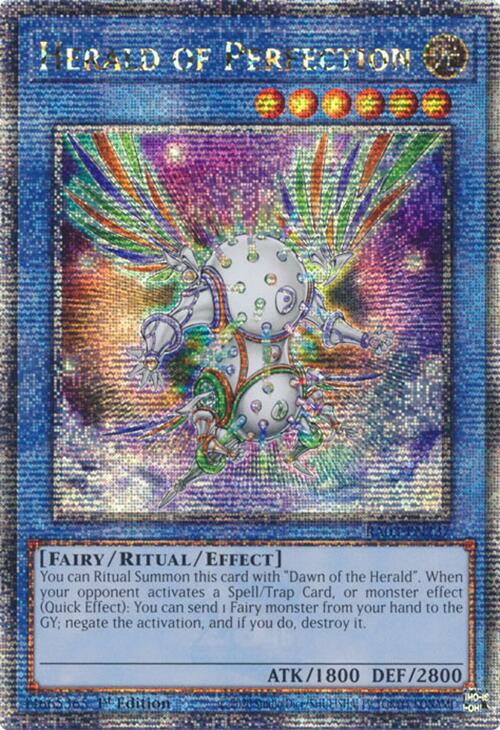 Herald of Perfection (Quarter Century Secret Rare) [RA03-EN237] Quarter Century Secret Rare | Clutch Gaming