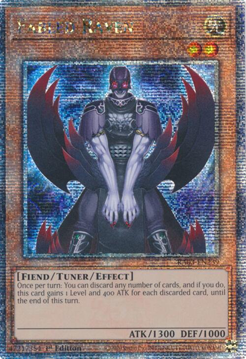 Fabled Raven (Quarter Century Secret Rare) [RA03-EN239] Quarter Century Secret Rare | Clutch Gaming