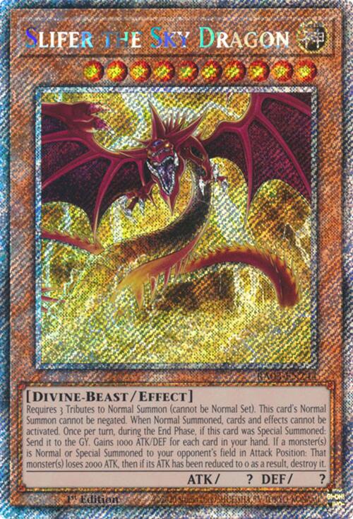 Slifer the Sky Dragon (Platinum Secret Rare) [RA03-EN244] Platinum Secret Rare | Clutch Gaming