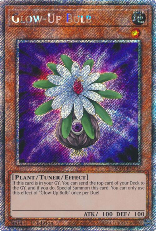 Glow-Up Bulb (Platinum Secret Rare) [RA03-EN245] Platinum Secret Rare | Clutch Gaming