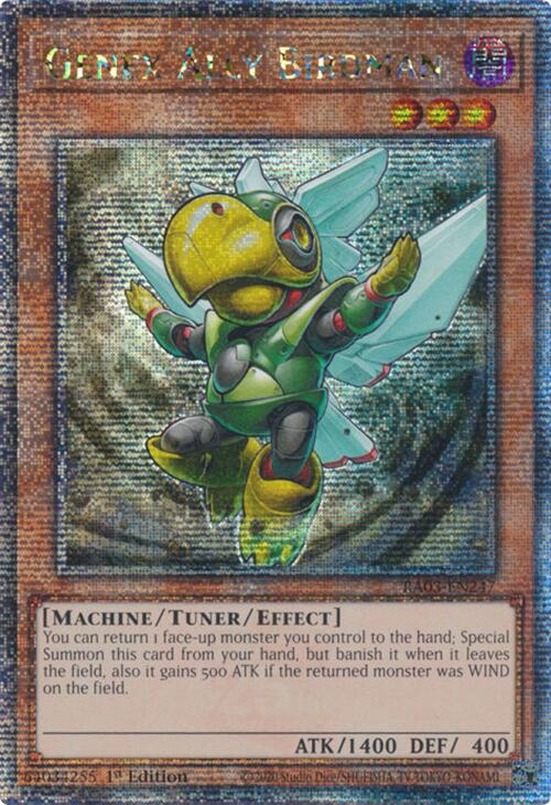 Genex Ally Birdman (Quarter Century Secret Rare) [RA03-EN247] Quarter Century Secret Rare | Clutch Gaming