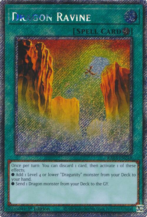 Dragon Ravine (Platinum Secret Rare) [RA03-EN248] Platinum Secret Rare | Clutch Gaming