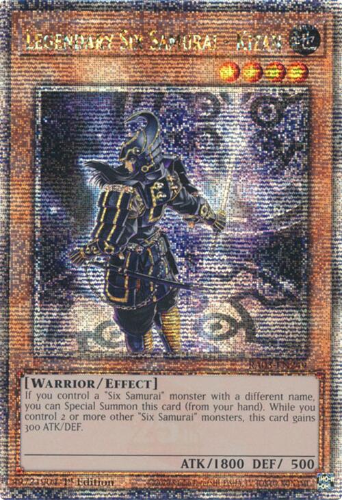 Legendary Six Samurai - Kizan (Quarter Century Secret Rare) [RA03-EN249] Quarter Century Secret Rare | Clutch Gaming