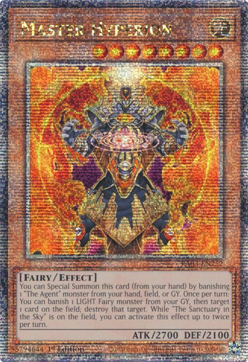 Master Hyperion (Quarter Century Secret Rare) [RA03-EN252] Quarter Century Secret Rare | Clutch Gaming