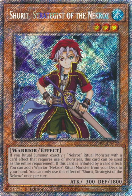 Shurit, Strategist of the Nekroz (Platinum Secret Rare) [RA03-EN259] Platinum Secret Rare | Clutch Gaming