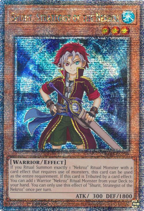 Shurit, Strategist of the Nekroz (Quarter Century Secret Rare) [RA03-EN259] Quarter Century Secret Rare | Clutch Gaming
