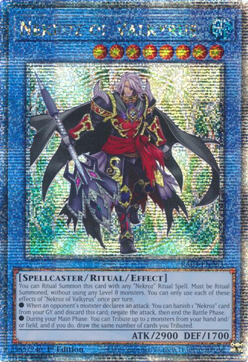 Nekroz of Valkyrus (Quarter Century Secret Rare) [RA03-EN263] Quarter Century Secret Rare | Clutch Gaming