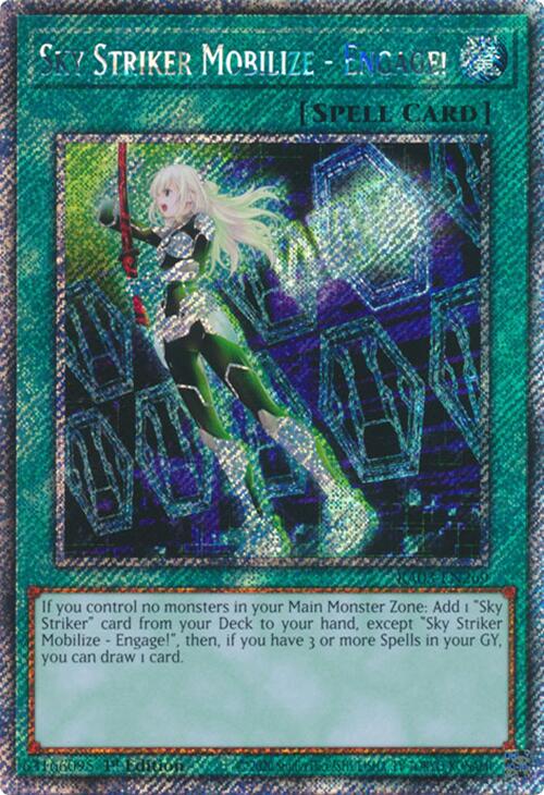 Sky Striker Mobilize - Engage! (Platinum Secret Rare) [RA03-EN269] Platinum Secret Rare | Clutch Gaming