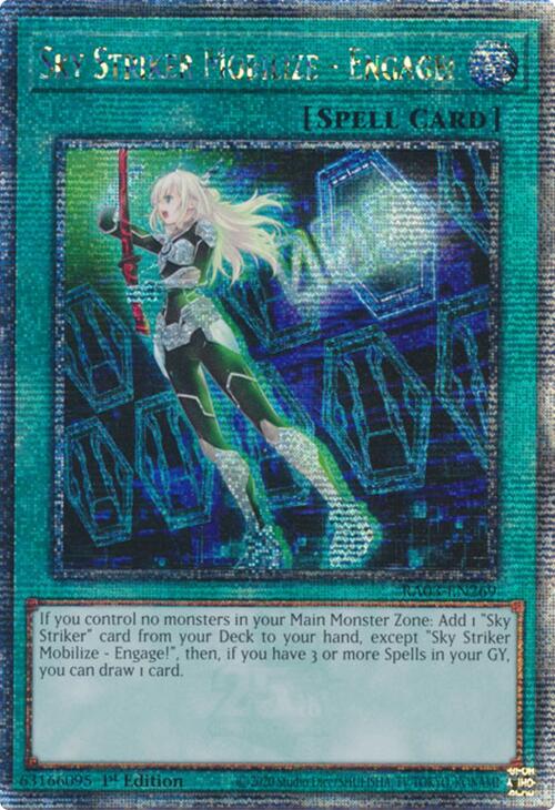 Sky Striker Mobilize - Engage! (Quarter Century Secret Rare) [RA03-EN269] Quarter Century Secret Rare | Clutch Gaming
