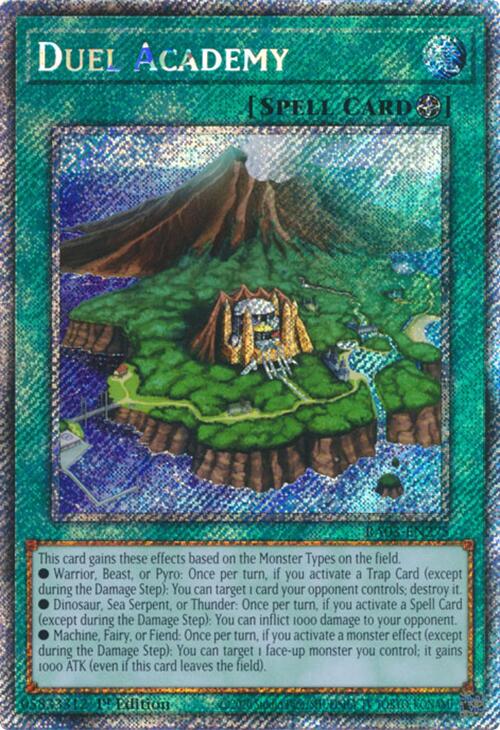 Duel Academy (card) (Platinum Secret Rare) [RA03-EN275] Platinum Secret Rare | Clutch Gaming