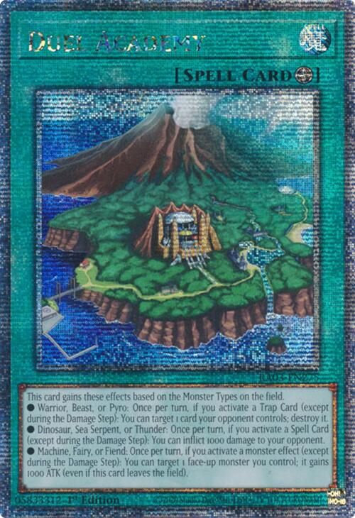 Duel Academy (card) (Quarter Century Secret Rare) [RA03-EN275] Quarter Century Secret Rare | Clutch Gaming