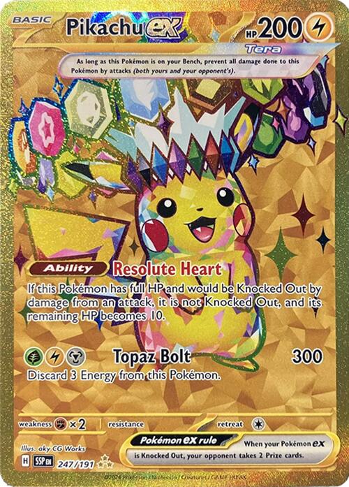 Pikachu ex (247/191) [Scarlet & Violet: Surging Sparks] | Clutch Gaming