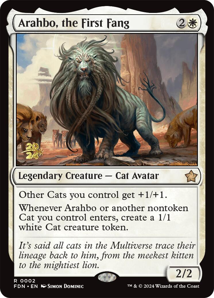 Arahbo, the First Fang [Foundations Prerelease Promos] | Clutch Gaming