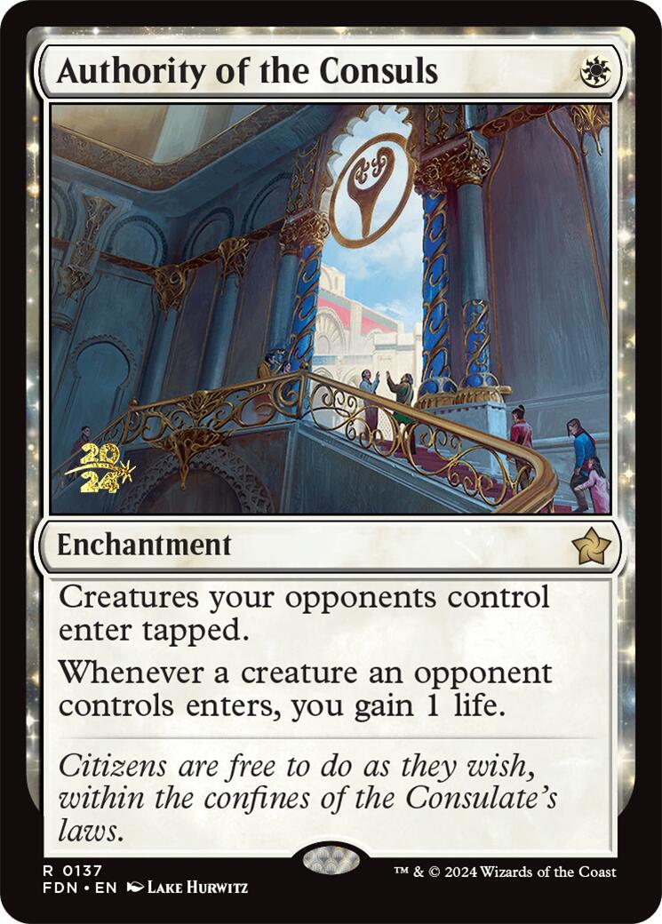 Authority of the Consuls [Foundations Prerelease Promos] | Clutch Gaming