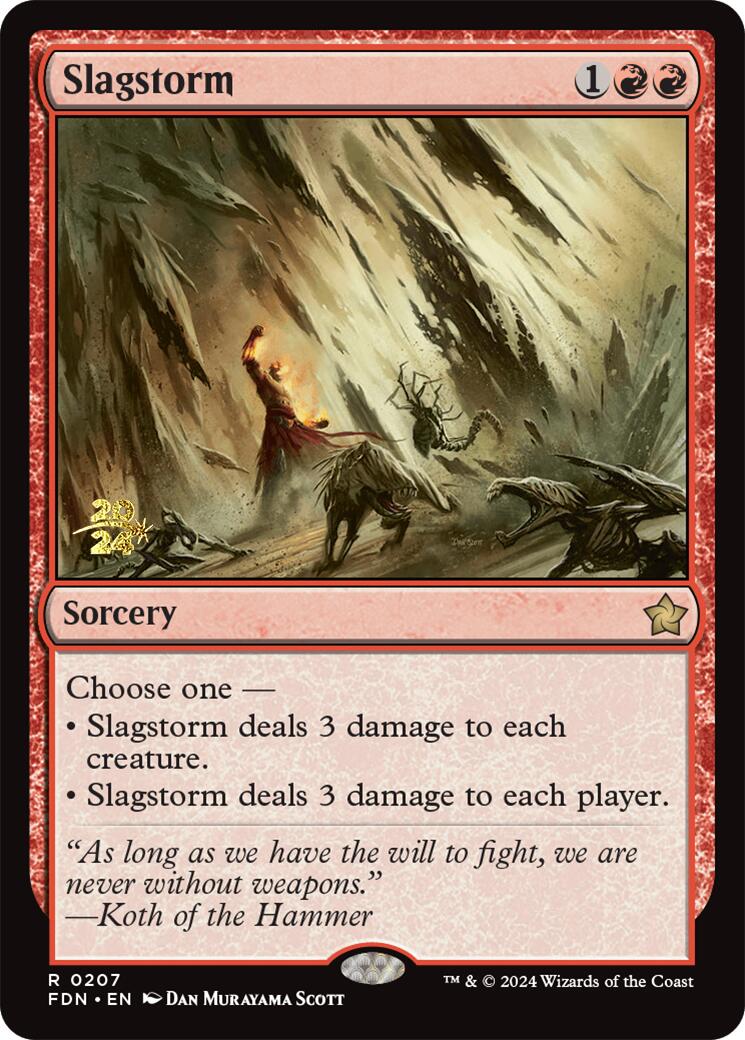 Slagstorm [Foundations Prerelease Promos] | Clutch Gaming