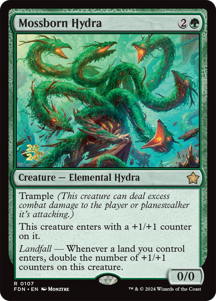 Mossborn Hydra [Foundations Prerelease Promos] | Clutch Gaming