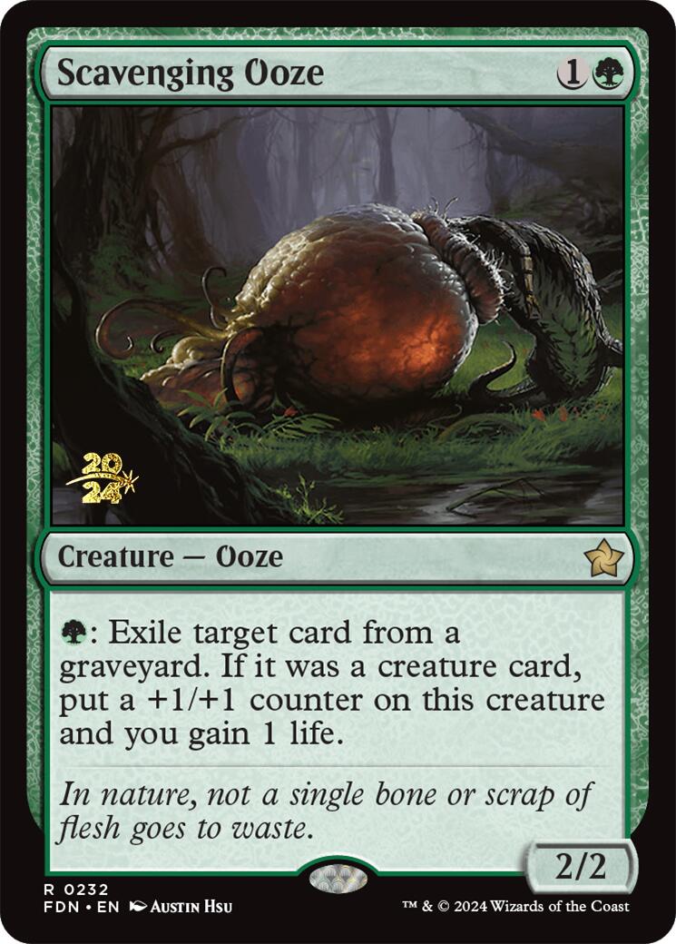 Scavenging Ooze [Foundations Prerelease Promos] | Clutch Gaming