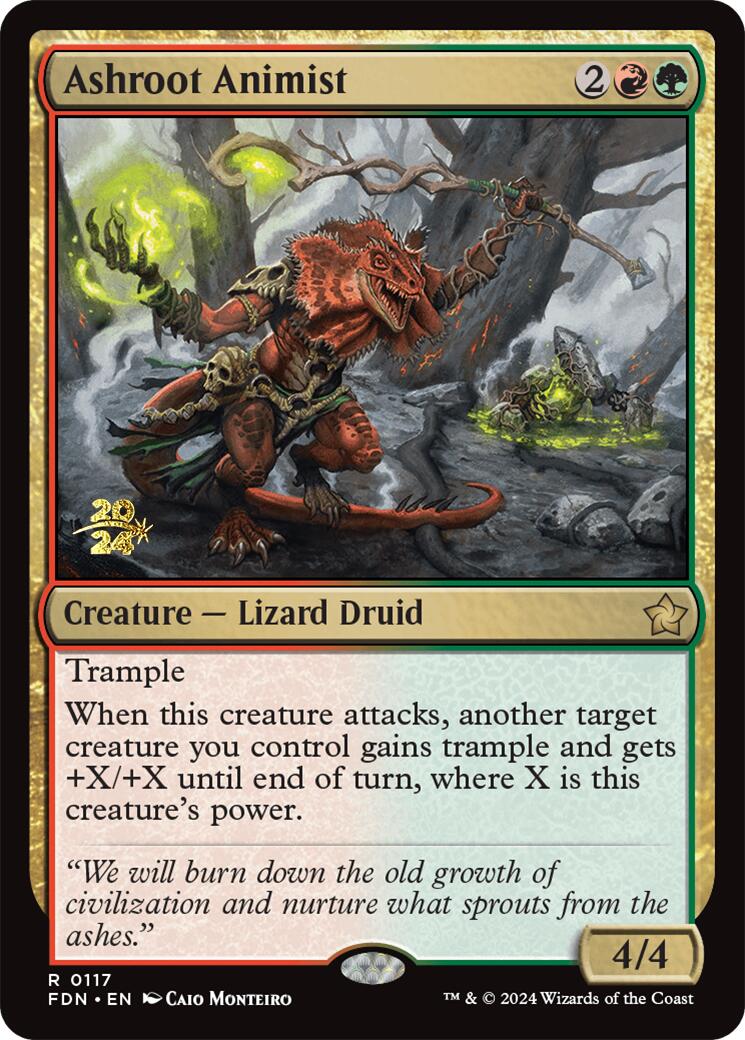 Ashroot Animist [Foundations Prerelease Promos] | Clutch Gaming