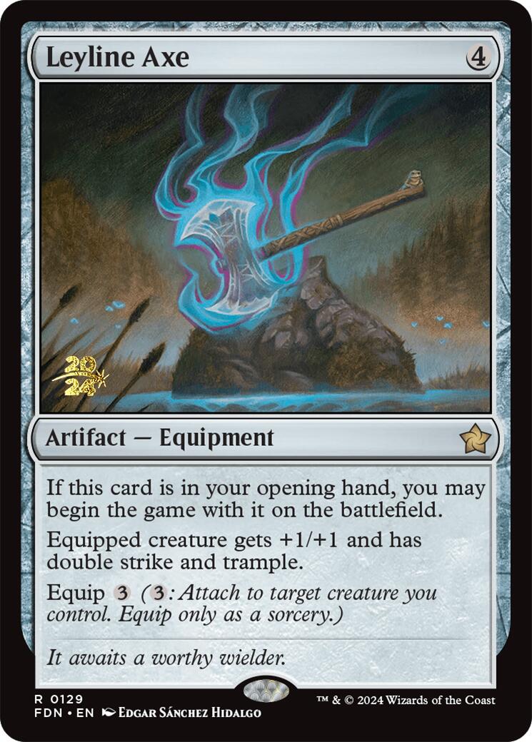 Leyline Axe [Foundations Prerelease Promos] | Clutch Gaming