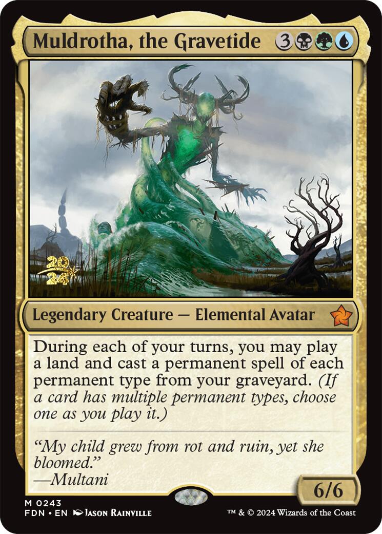 Muldrotha, the Gravetide [Foundations Prerelease Promos] | Clutch Gaming