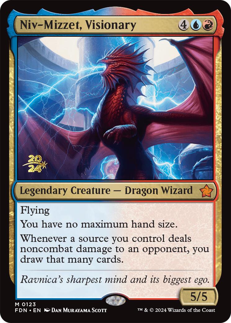 Niv-Mizzet, Visionary [Foundations Prerelease Promos] | Clutch Gaming