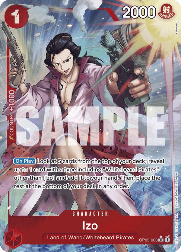 Izo (OP03-003) (Full Art) [Premium Booster -The Best-] | Clutch Gaming