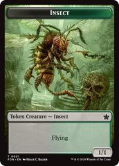 Goblin // Insect Doubled-Sided Token [Foundations Tokens] | Clutch Gaming