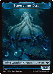 Scion of the Deep // Koma's Coil Doubled-Sided Token [Foundations Tokens] | Clutch Gaming