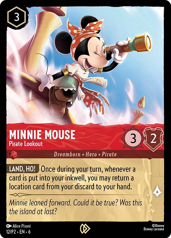 Minnie Mouse - Pirate Lookout (12/P2) [Promo Cards] | Clutch Gaming
