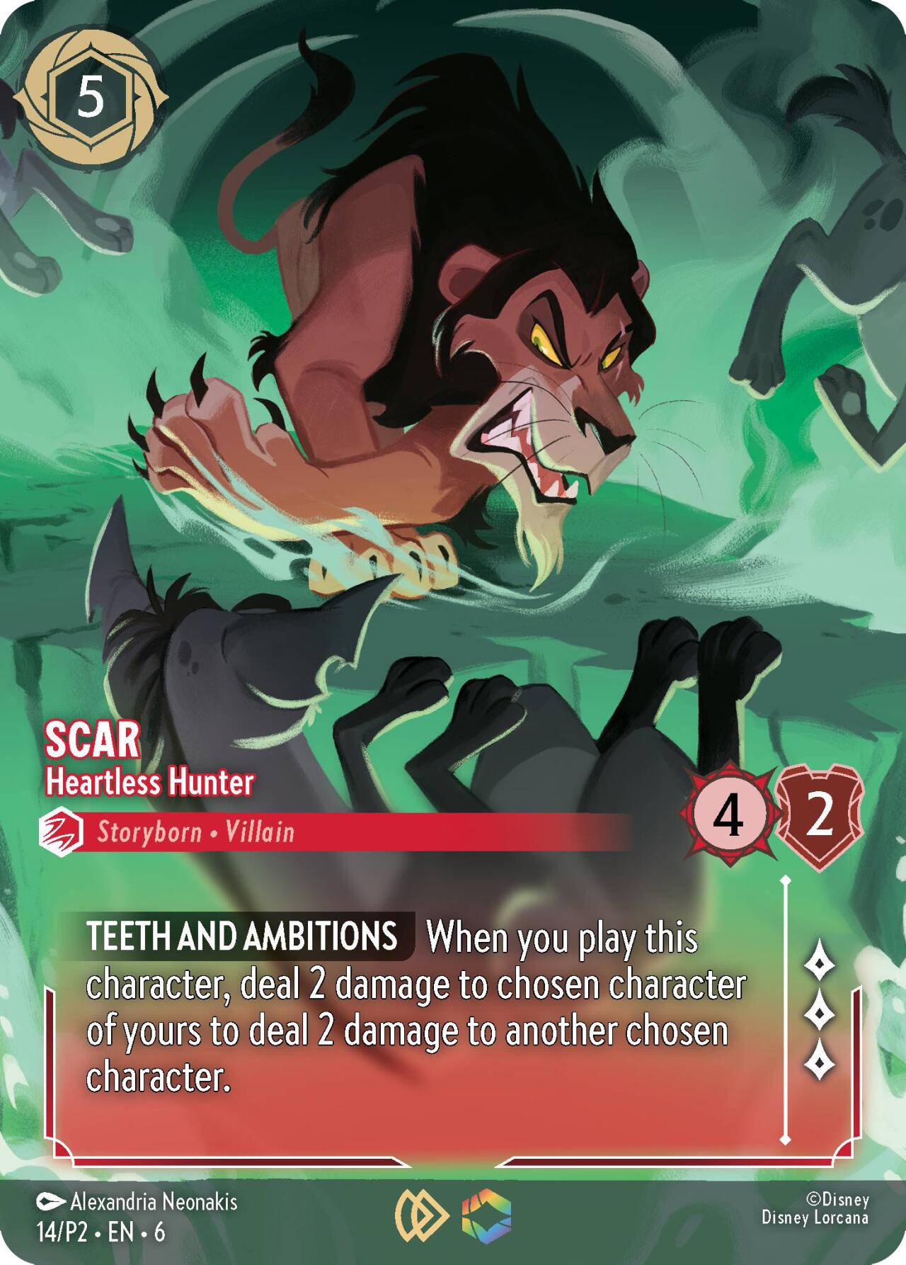 Scar - Heartless Hunter (Store Championship) (14) [Promo Cards] | Clutch Gaming