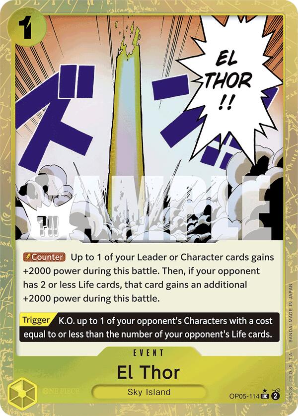 El Thor (Textured Foil) [Premium Booster -The Best-] | Clutch Gaming