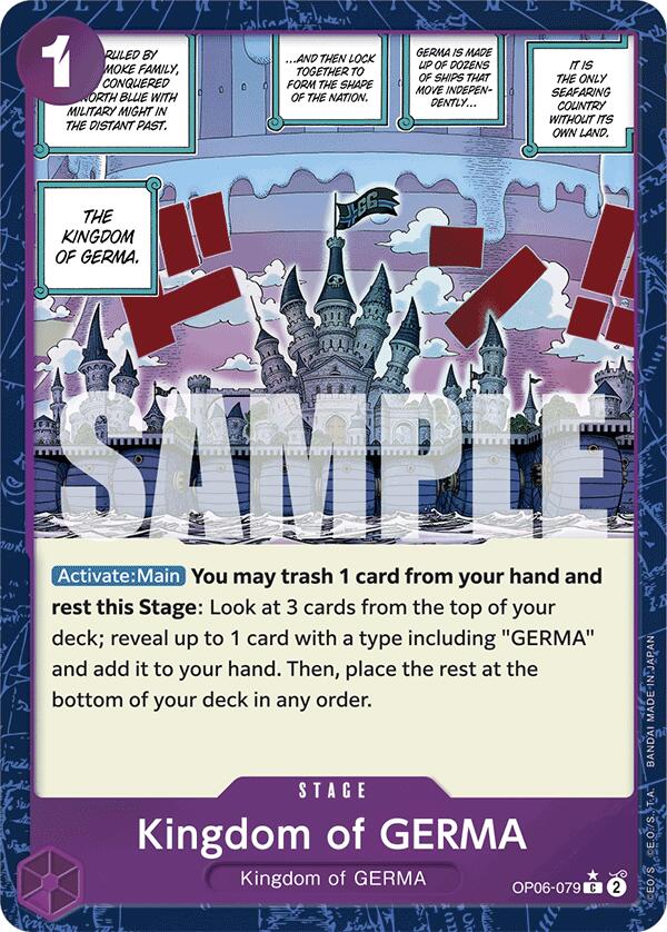 Kingdom of GERMA (Textured Foil) [Premium Booster -The Best-] | Clutch Gaming