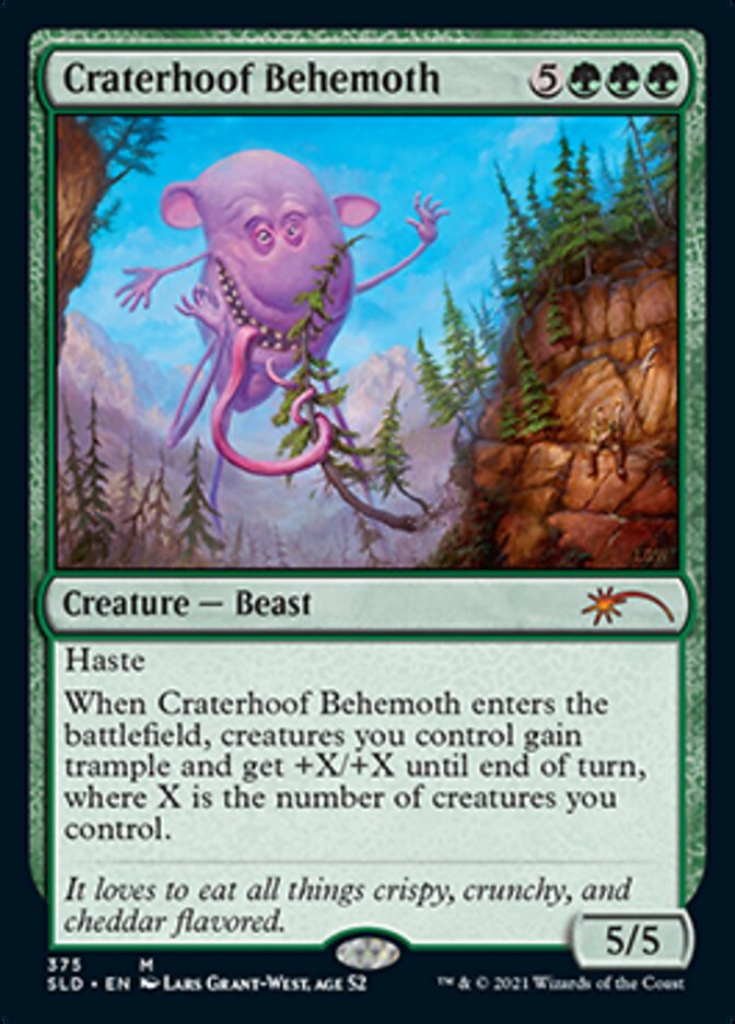 Craterhoof Behemoth (375) [Secret Lair Drop Series] | Clutch Gaming