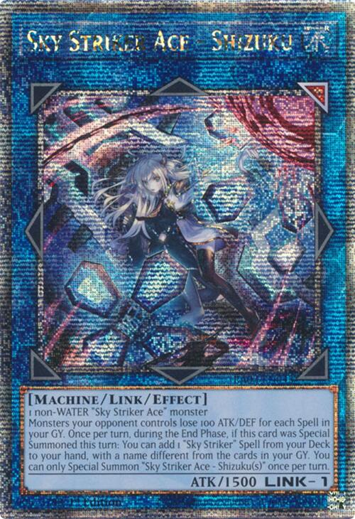 Sky Striker Ace - Shizuku (Alternate Art) (Quarter Century Secret Rare) [RA03-EN043] Quarter Century Secret Rare | Clutch Gaming