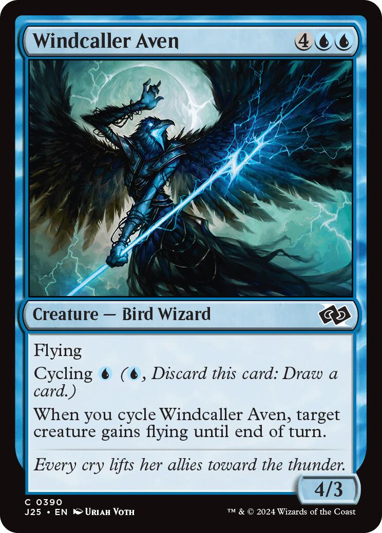 Windcaller Aven [Foundations Jumpstart] | Clutch Gaming