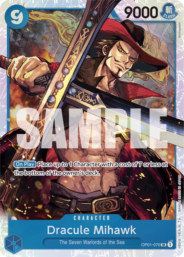 Dracule Mihawk (OP01-070) (Reprint) [Premium Booster -The Best-] | Clutch Gaming