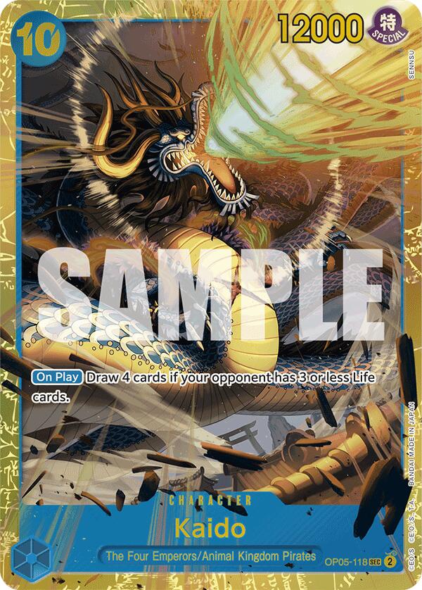 Kaido (OP05-118) (Reprint) [Premium Booster -The Best-] | Clutch Gaming