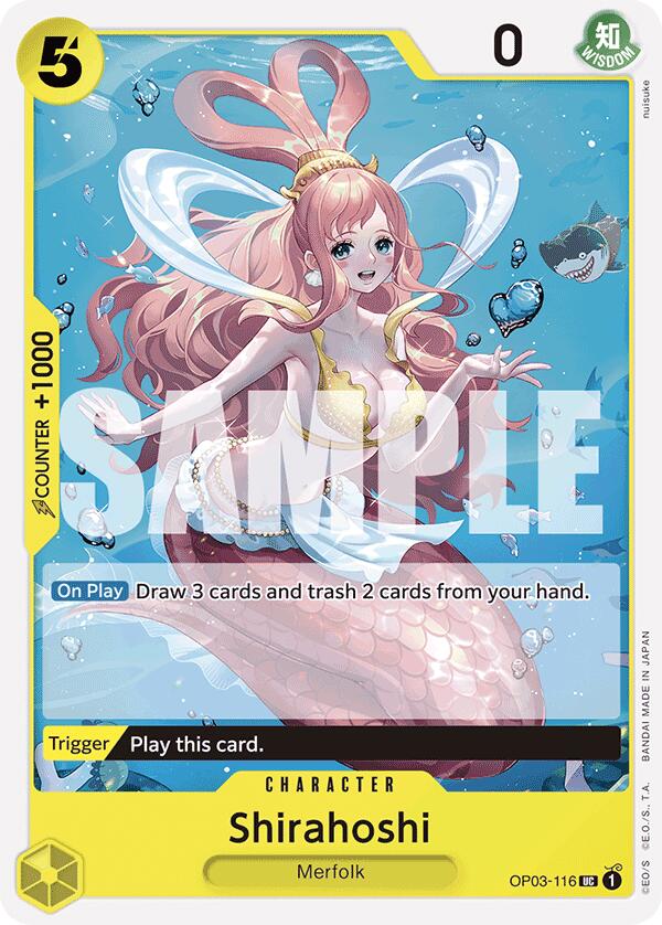 Shirahoshi (OP03-116) (Reprint) [Premium Booster -The Best-] | Clutch Gaming