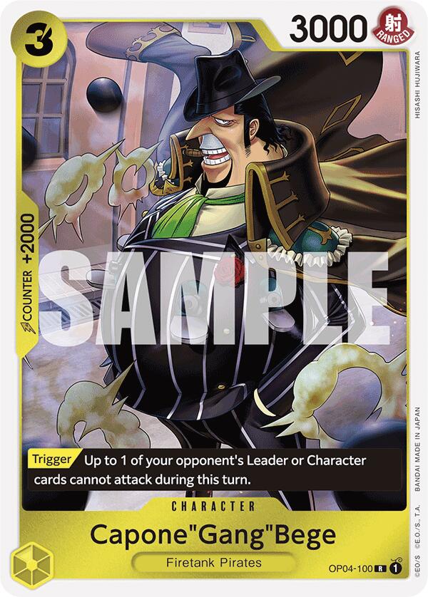 Capone"Gang"Bege (OP04-100) (Reprint) [Premium Booster -The Best-] | Clutch Gaming