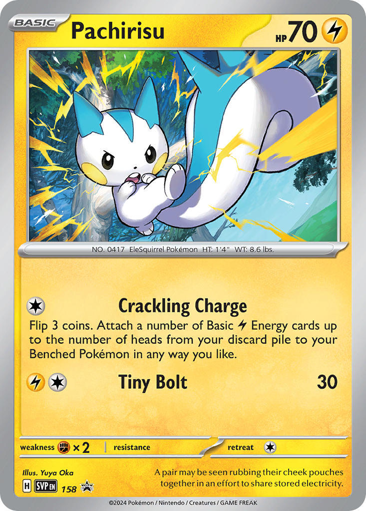 Pachirisu (158) [Scarlet & Violet: Black Star Promos] | Clutch Gaming