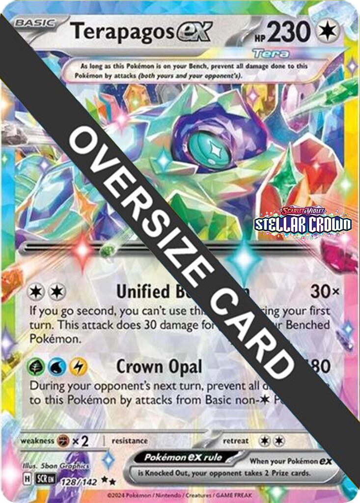 Terapagos ex (128/142) (Jumbo Card) [Scarlet & Violet: Black Star Promos] | Clutch Gaming